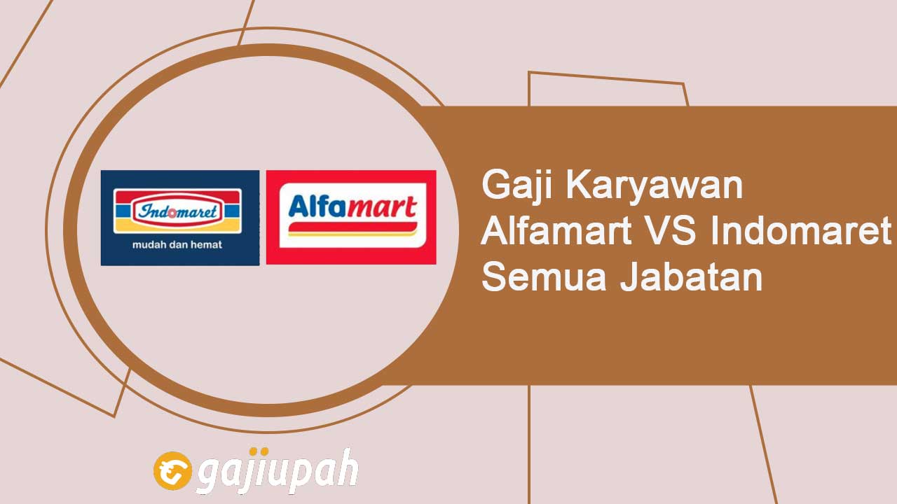 Gaji Karyawan Alfamart VS Indomaret Semua Jabatan