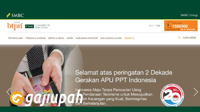 Gaji Pegawai Bank BTPN Semua Jabatan Terbaru