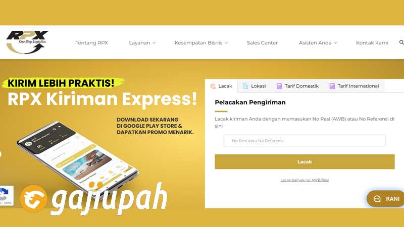 Gaji Karyawan RPX Semua Jabatan