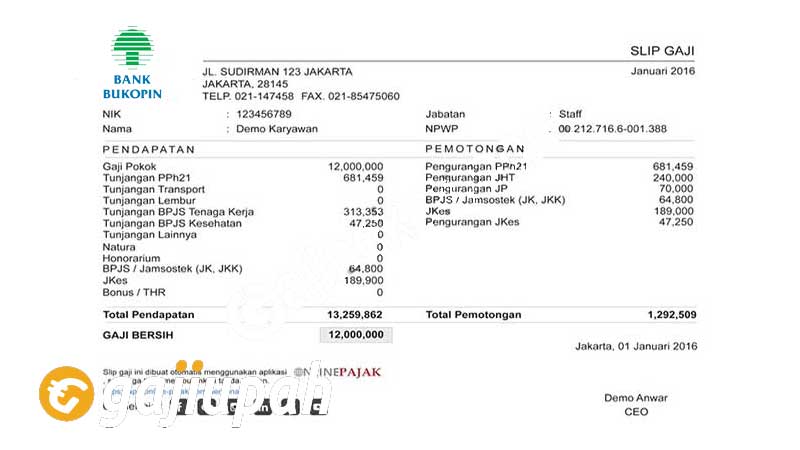 Gaji Pegawai Bank Bukopin Syariah Semua Jabatan Terbaru