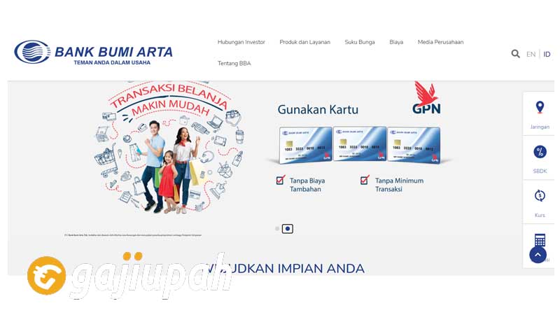 Gaji Pegawai Bank Bumi Arta Tbk (BNBA) Semua Jabatan Terbaru