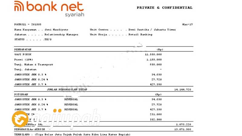 Gaji Pegawai Bank Harda Internasional Tbk (BBHI) Semua Jabatan Terbaru