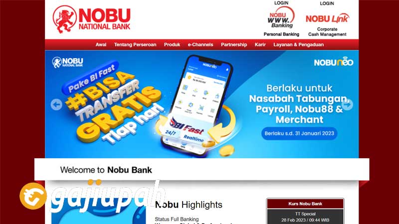 Gaji Pegawai Bank Nationalnobu Tbk (NOBU) Semua Jabatan Terbaru