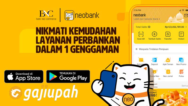 Gaji Pegawai Bank Neo Commerce Tbk (BBYB) Semua Jabatan Terbaru