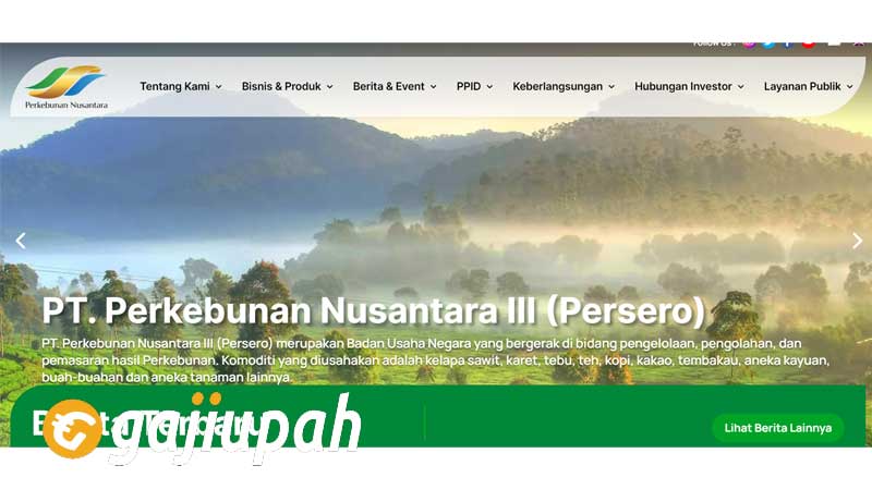 Gaji Karyawan PT Perkebunan Nusantara III (Persero) Semua Jabatan Terbaru