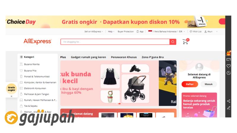 gaji karyawan AliExpress