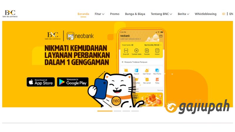 Gaji Pegawai Bank Neo Commerce